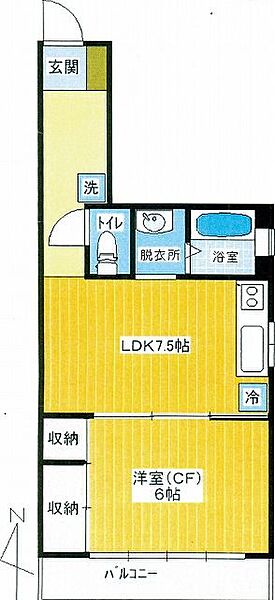 スカイフラット10 508｜東京都豊島区南長崎1丁目(賃貸マンション1DK・5階・36.14㎡)の写真 その2