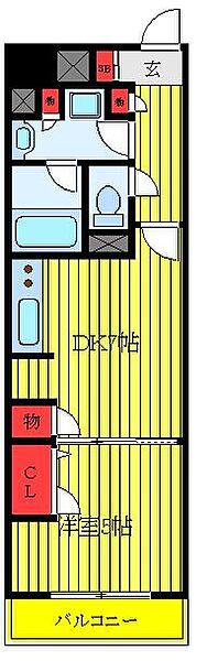 ルピナス赤羽駅前カーディナルタワー 903｜東京都北区赤羽1丁目(賃貸マンション1DK・5階・33.80㎡)の写真 その2