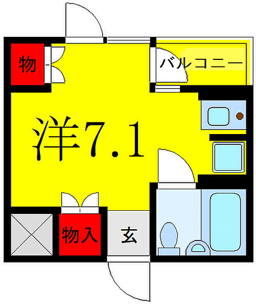 ワイティーコート 305｜東京都板橋区蓮根2丁目(賃貸マンション1R・3階・19.83㎡)の写真 その2