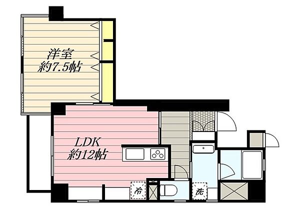 ミリアレジデンス上池袋 1102｜東京都豊島区上池袋4丁目(賃貸マンション1LDK・11階・47.67㎡)の写真 その2