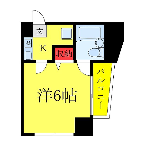 ロジュマン大裕 201｜東京都豊島区南長崎4丁目(賃貸マンション1K・2階・17.30㎡)の写真 その2