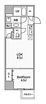 アーバンフラッツ池袋プレミアム 1906 ｜ 東京都豊島区西池袋1丁目（賃貸マンション1LDK・19階・36.49㎡） その2