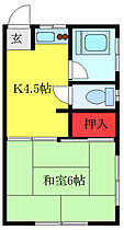 野沢荘 202 ｜ 東京都板橋区大谷口上町（賃貸アパート1K・2階・22.68㎡） その2