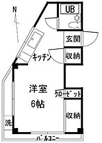 メゾンヒロ 202 ｜ 東京都板橋区大山西町（賃貸マンション1R・2階・23.00㎡） その1