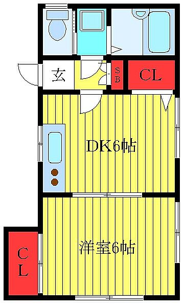 ファミールウラノ 101｜東京都豊島区西巣鴨3丁目(賃貸アパート1DK・1階・29.78㎡)の写真 その2