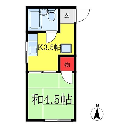 ハイツ西川_間取り_0