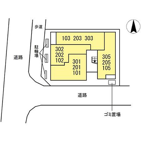 東京都足立区六町2丁目(賃貸アパート1LDK・2階・37.95㎡)の写真 その2