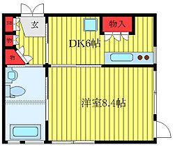 第二高見ビルマンション 102 ｜ 東京都北区中十条2丁目（賃貸マンション1DK・1階・33.00㎡） その2