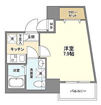 アルファコート王子2 1102 ｜ 東京都北区王子3丁目21-1（賃貸マンション1K・11階・26.46㎡） その2