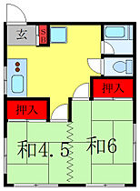 田端1丁目マンション 202 ｜ 東京都北区田端5丁目（賃貸マンション2K・2階・32.00㎡） その2