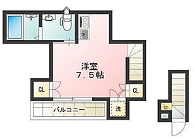 東京都文京区千駄木5丁目（賃貸アパート1R・2階・23.34㎡） その2