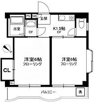 プリメーラ 103 ｜ 東京都豊島区巣鴨1丁目（賃貸マンション2K・1階・31.41㎡） その2