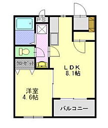 間取図画像 1LDK