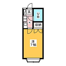 間取図画像 1K