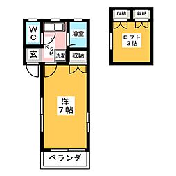 間取図画像 1K