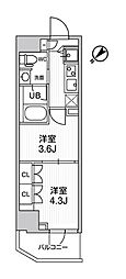 ARKMARK巣鴨Sta. 2Kの間取図画像