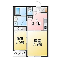 物件の間取り