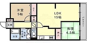 兵庫県神戸市灘区大石東町４丁目5番27号（賃貸マンション2LDK・4階・57.00㎡） その2