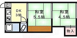 臼井文化 2Kの間取図画像