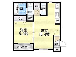 間取図画像 1LDK