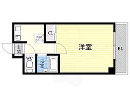 エクレール六甲 1Kの間取図画像