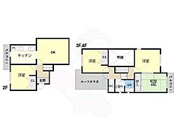 フローラ観音林 4LDKの間取図画像