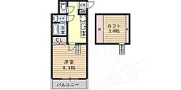 エスペランザ・灘駅前 1Kの間取図画像