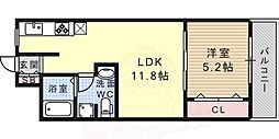 アビータミオ神戸岡本 1LDKの間取図画像