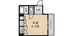六甲グランドライオンズ2 ワンルームの間取図画像
