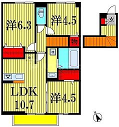 間取図画像 3LDK