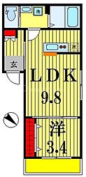 間取図画像 1LDK