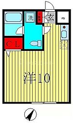 ロイヤル・クレスト ワンルームの間取図画像