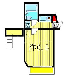 ジュネパレス松戸第103 1Kの間取図画像