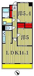 コンフォートヒル上本郷 2LDKの間取図画像
