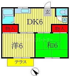 ファミーユ橋本 2階