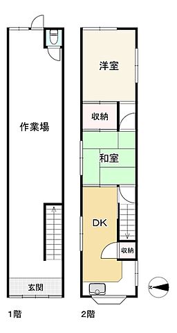 間取り 大阪市東成区中本5丁目
