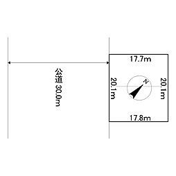 南町1丁目3番 土地