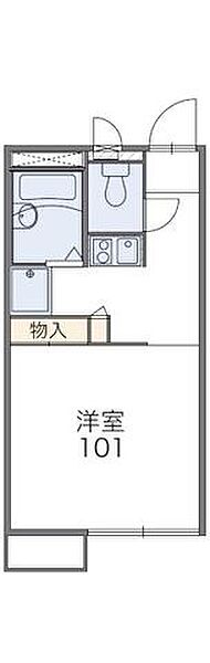 レオパレスアイム ｜埼玉県入間市下藤沢２丁目(賃貸アパート1K・1階・20.28㎡)の写真 その2