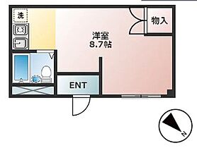 Glee  ｜ 埼玉県所沢市喜多町（賃貸マンション1R・3階・20.96㎡） その2