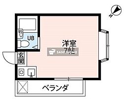 狭山スクエア  ｜ 埼玉県狭山市富士見１丁目（賃貸アパート1R・2階・17.00㎡） その2