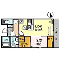 クレセント東住吉  ｜ 埼玉県所沢市東住吉（賃貸アパート1LDK・2階・36.18㎡） その2