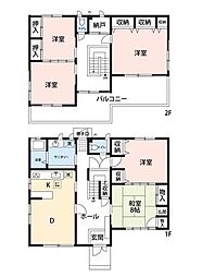 山口戸建 2階5SLDKの間取り