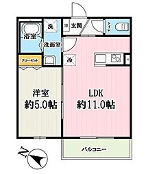 間取図画像 1LDK