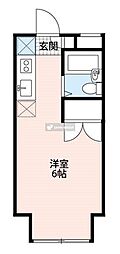 プチ・メゾン新所沢 ワンルームの間取図画像