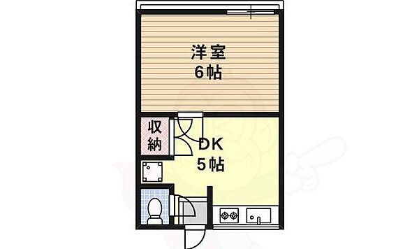 石井ハイツ 201｜大阪府大阪市淀川区野中南２丁目(賃貸アパート1DK・2階・20.00㎡)の写真 その2