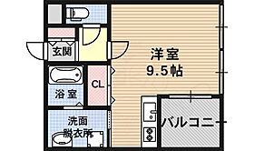 ファミリエミツヤ 102 ｜ 大阪府大阪市淀川区三津屋中２丁目12番20号（賃貸マンション1K・1階・27.09㎡） その2