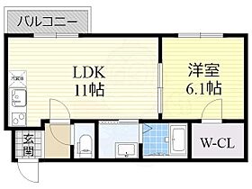 フジパレス新高  ｜ 大阪府大阪市淀川区新高５丁目14番24号（賃貸アパート1LDK・3階・40.50㎡） その2