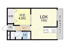 ウインドヒル三国(旧メゾン三国) 3階/-