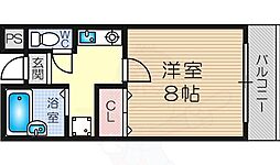 アーバンコートH.R.T. 1Kの間取図画像