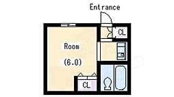 コーポミツワ ワンルームの間取図画像